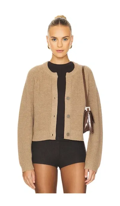 Velvet By Graham & Spencer Shayla Cardigan In Camel