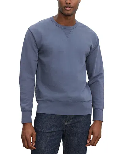 Velvet By Graham & Spencer Slim Fit Sweatshirt In Century Blue