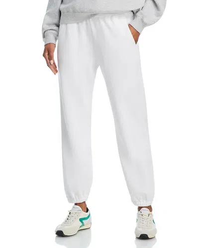 Velvet By Graham & Spencer Zuma Jogger Sweatpants In White