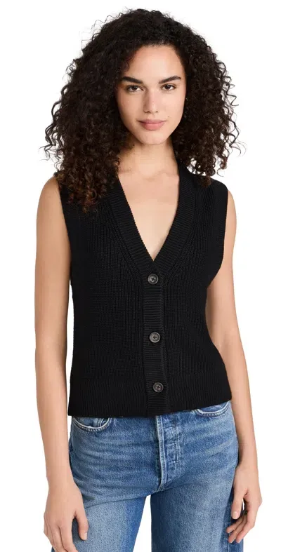 Velvet Lu Sweater Vest Black