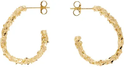 Veneda Carter Gold Vc003 Medium Open Hoop Earrings