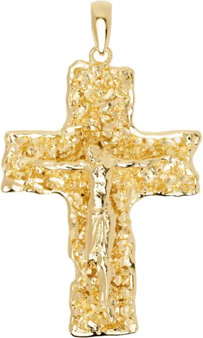 Veneda Carter Ssense Exclusive Gold Vc009 Cross Pendant