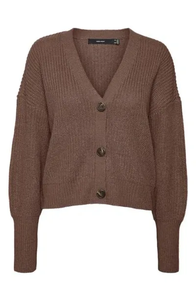 Vero Moda Lea Cardigan In Pinecone