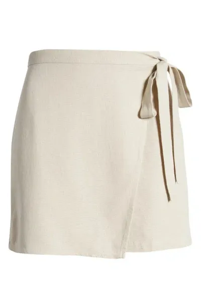 Vero Moda Mymilo High Waist Skort In Silver Lining