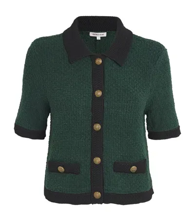 Veronica Beard Bouclé Marie Cardigan In Green