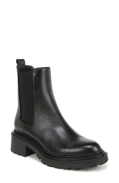 Veronica Beard Delilah Cap Toe Chelsea Boot In Black