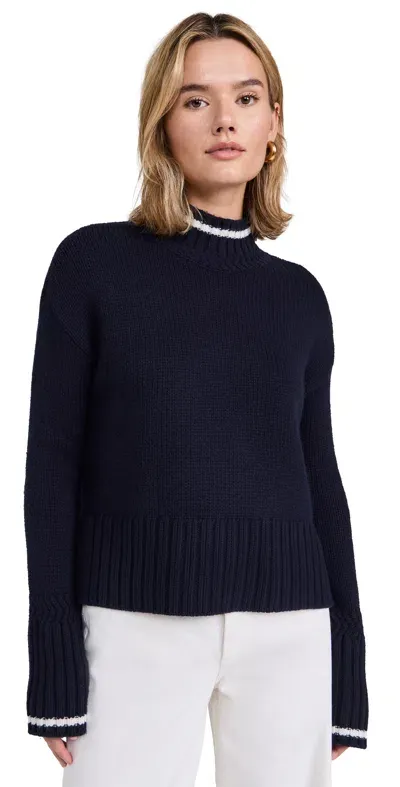 Veronica Beard Jean Lancetti Sweater Navy