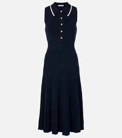 Veronica Beard Meralda Midi Dress In Navy