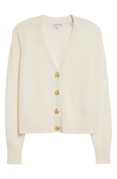 Veronica Beard Solene Cashmere Cardigan In Ivory