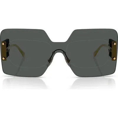 Versace 42mm Square Sunglasses In Black