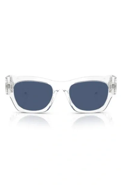 Versace 52mm Pillow Sunglasses In White