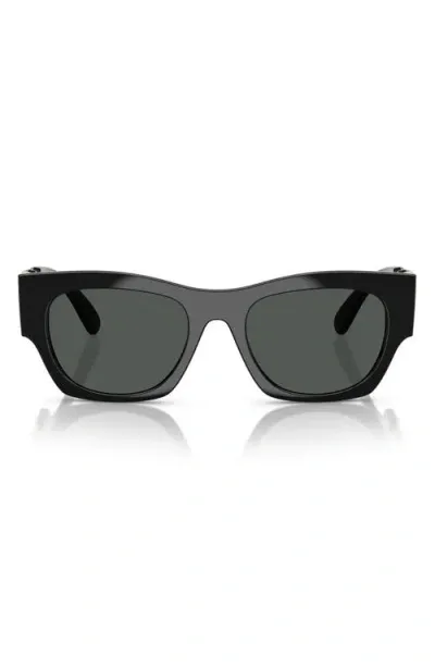 Versace 52mm Pillow Sunglasses In Dark Grey