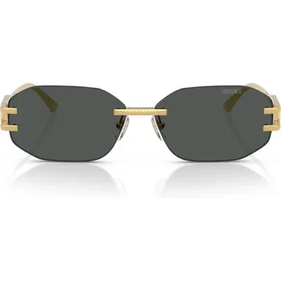 Versace Woman Sunglasses Ve2274 In Dark Grey