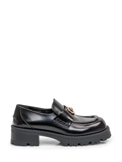 Versace Alia Loafer In Black