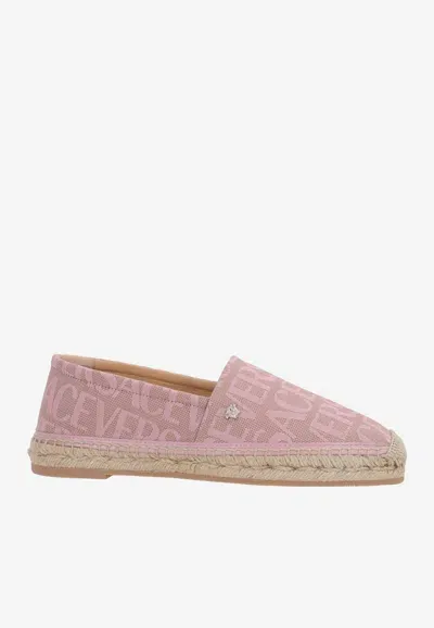 Versace Canvas Espadrilles In Multicolor