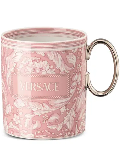 Versace Barocco Porzellantasse In Pink