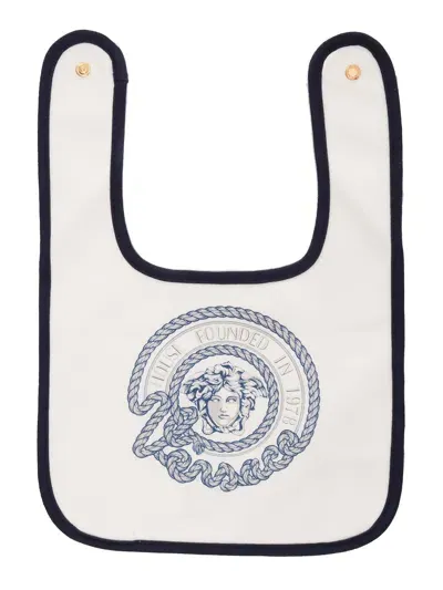 Versace Bib In White