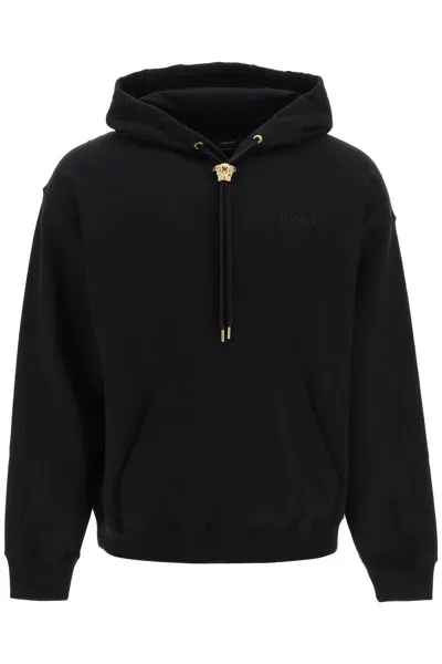 Versace Black Cotton Sweatshirt