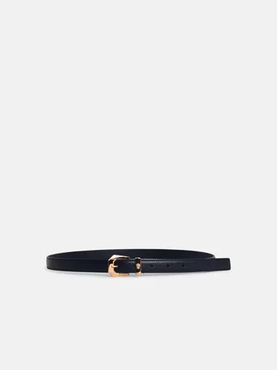 Versace Black Leather Belt