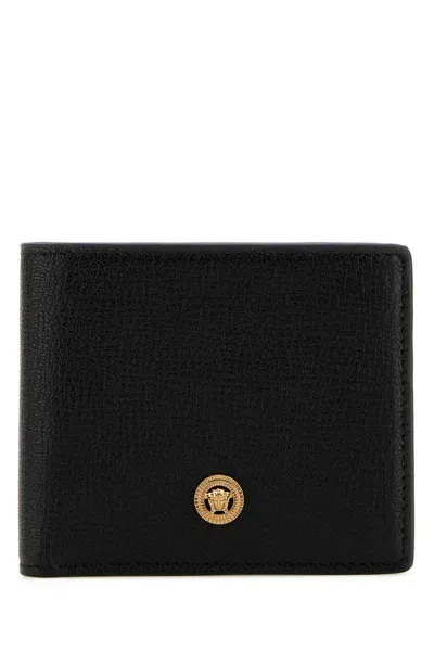 Versace Black Leather Wallet