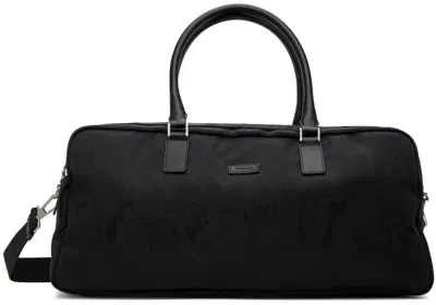 Versace Black Nylon Barocco Duffle Bag In 1b00e-black-rutheni