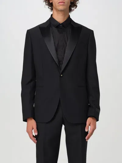 Versace Blazer  Men Color Black In Schwarz