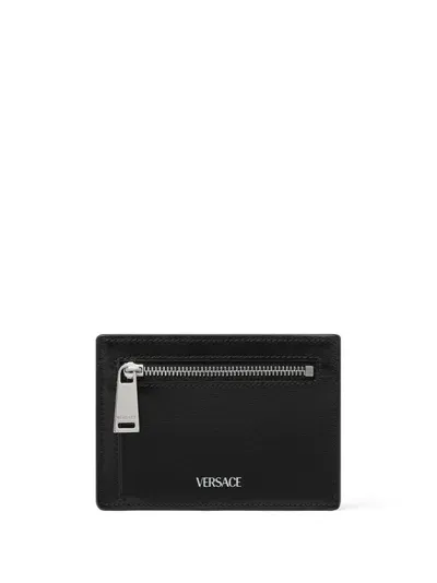 Versace Cargo Cardholder In Black