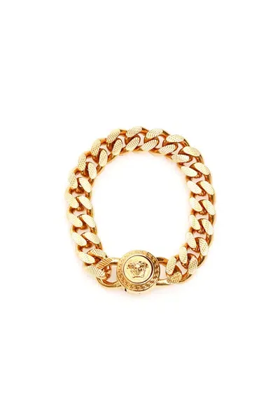 Versace Chain Medusa Bracelet In Gold