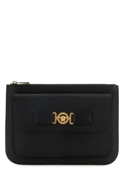 Versace Clutch In Black