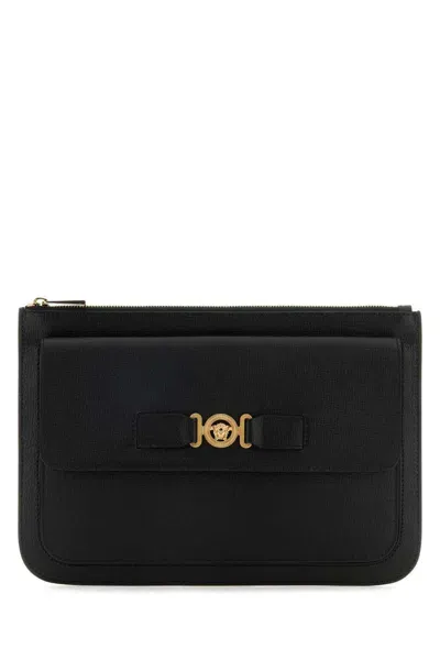 Versace Clutch In Black