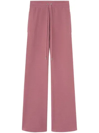 Versace Drawstring-fastening Track Pants In Pink