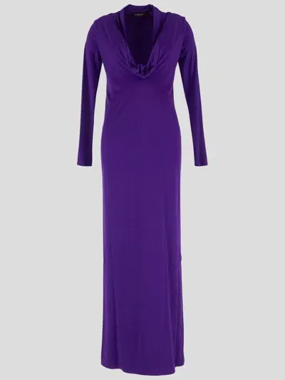 Versace Dresses In Purple