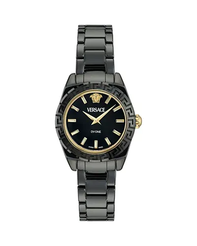 Versace Dv One Mini Watch, 28mm In Black