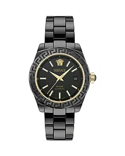 Versace Dv One Watch, 40mm In Black