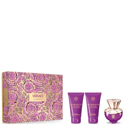 Versace Dylan Purple Eau De Parfum 50ml Set In White