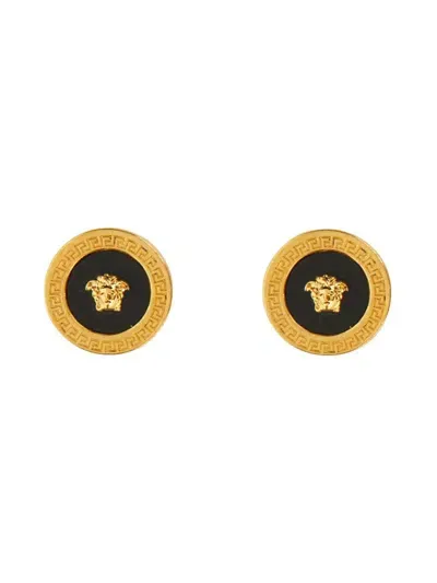 Versace Earrings In Black