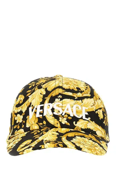 Versace Hats In Gold