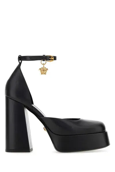 Versace Heeled Shoes In Black