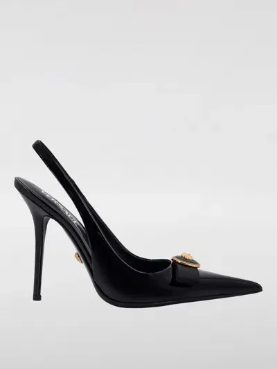 Versace High Heel Shoes  Woman Color Black In 黑色