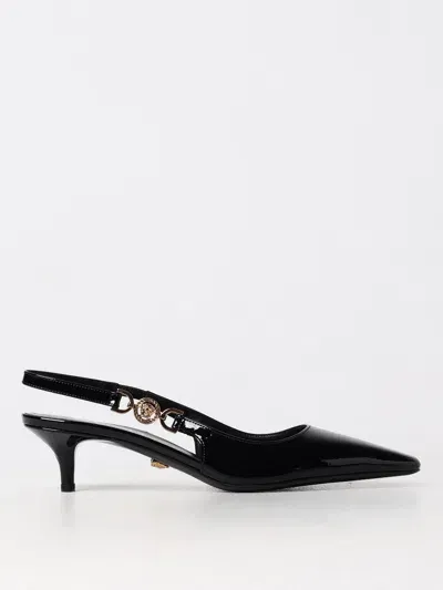 Versace High Heel Shoes  Woman Color Black In Schwarz