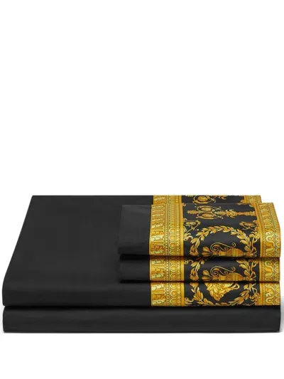 Versace I Love Baroque Full/queen Bedding Set In Black