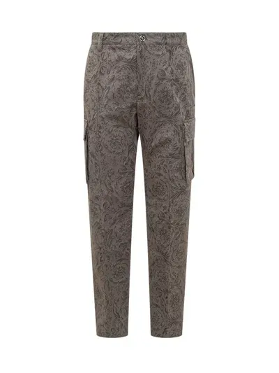 Versace Informal Pants In Grey