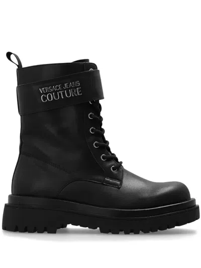 Versace Jeans Couture Black Drew Boots