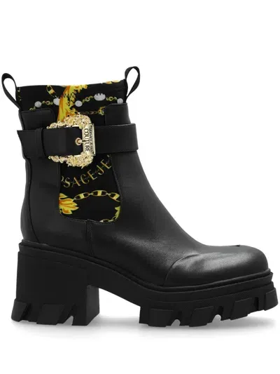 Versace Jeans Couture 90mm Sophie Boots In Black