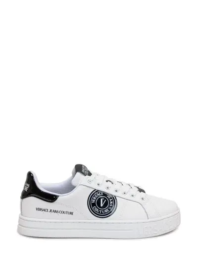 Versace Jeans Couture Court 88 V-emblem Sneaker In White