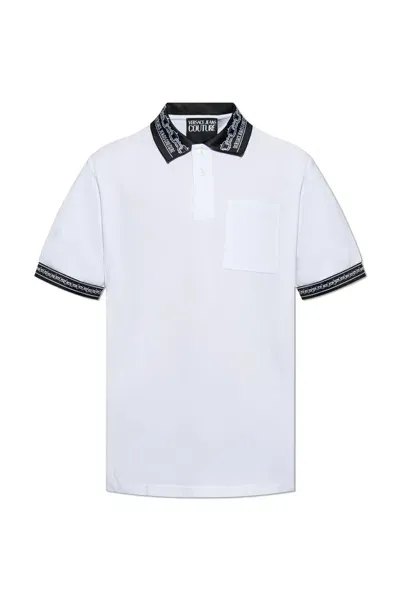 Versace Jeans Couture Logo Polo In White