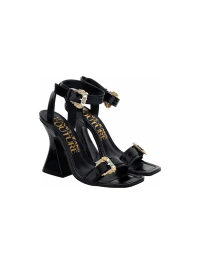 Versace Jeans Couture With Heel In Black