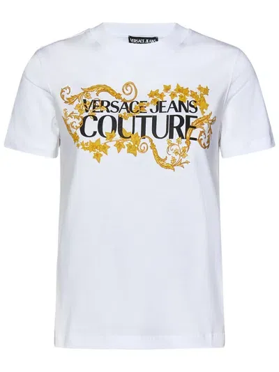 Versace Jeans Couture White Cotton T-shirt