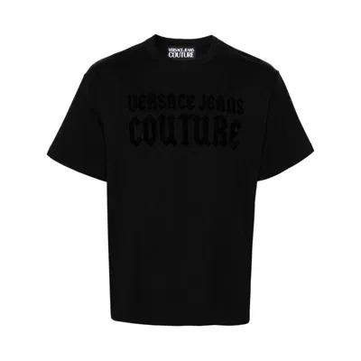 Versace Jeans Couture T-shirts In Schwarz