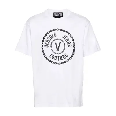 Versace Jeans Couture T-shirts In White